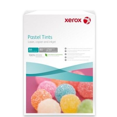 Hartie colorata A4 80 g. 5 x 50 coli/top Xerox Symphony mix pastel