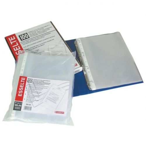 File protectie document A4 100 buc/set 38 microni Esselte