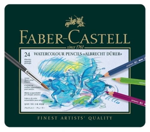 Creioane colorate acuarela 24 culori/set Albrecht Durer, Faber Castell