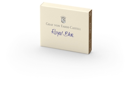 Patron cerneala mic 6 buc/set Graf von Faber Castell albastru royal