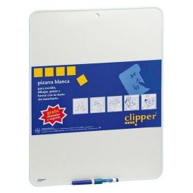 Tablita magnetica alba 25,5 x 18 cm + marker, CLIPPER