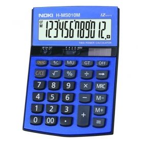 Calculator de birou Noki HMS010, 12 digiti, albastru