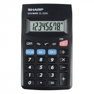 Calculator de buzunar SHARP EL-233SBBK, 8 digiti