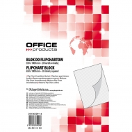 Rezerva hârtie flipchart, 70g/mp, 65x100cm, 20 coli/top, Office Products - caroiata