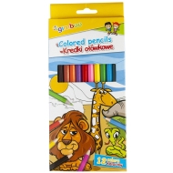 Creioane colorate 12 buc/cutie Gimboo