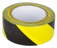 Banda adeziva pentru delimitare / avertizare (galben / negru) 48 mm x 33 m