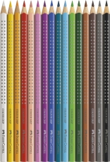 Creioane colorate 300 culori/cutie metal GRIP Faber Castell