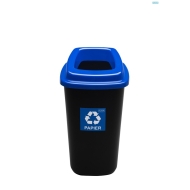 Cos plastic reciclare selectiva, capacitate 28l, PLAFOR Sort