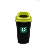 Cos plastic reciclare selectiva, capacitate 45l, PLAFOR Sort