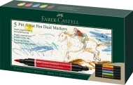 Pitt Artist Pen Dual marker 5 buc/set Faber Castell
