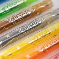Creioane colorate cerate retractabile 18 culori/set Deli