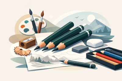 Creioane Faber-Castell pentru desen, alese corect