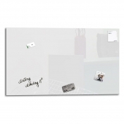 Whiteboard magnetic din sticla 60 x 90 cm