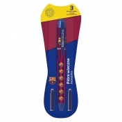 Stilou in blister cu 3 rezerve FC Barcelona