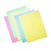 Carton color A4 160 g/mp 50 coli/set - culori pale