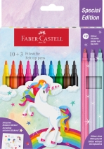 Carioca 10+3 culori/set Unicorni Faber Castell