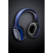 Casti wireless GRIXX Optimum - Overband Bluetooth - albastre