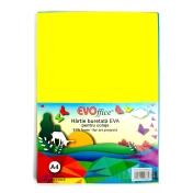 Hartie A4 buretata EVA pentru colaje, 10 culori/set 
