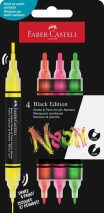 Marker acrilic SHAKE&PAINT culori neon, 4 buc/set Faber Castell