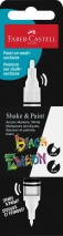 Marker acrilic SHAKE&PAINT alb Faber Castell
