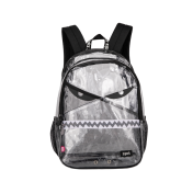 Rucsac ZIP..IT Razor cu 2 compartimente + 1 compartiment cu incuietoare - Transparent