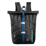 Rucsac ZIP..IT Puffer Premium - negru cu banda albastra