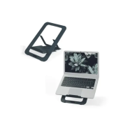 Suport ergonomic LEITZ Ergo Slim, pentru laptop, ajustabil, aluminiu, reciclabil, gri-carbune