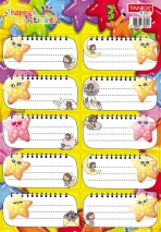 Etichete scolare 30 buc/set STARS TLS-822 Tanex