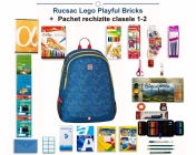 Rucsac Lego Playful Bricks + Pachet rechizite clasele 1 - 2