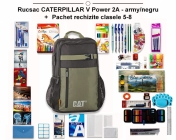 Rucsac CATERPILLAR + Pachet rechizite clasele 5 - 8