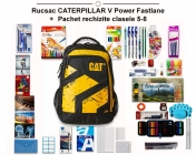 Rucsac CATERPILLAR + Pachet rechizite clasele 5 - 8