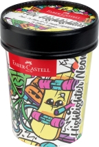 Textmarker superfosforescent 10 buc/set EDITIE SPECIALA CUTIE INGHETATA Faber Castell