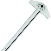 Teu aluminiu, cap rotativ, 100cm
