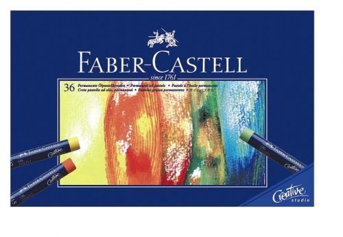 Creioane ulei pastel 36 culori/set Faber Castell 