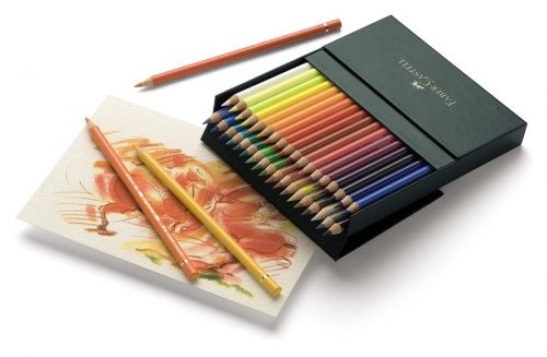 Creioane colorate 36 culori/cutie studio Polychromos Faber Castell 