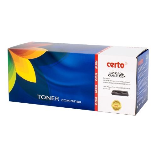 Toner compatibil Certo New C4092A/EP22 2,5K HP Laserjet 1100