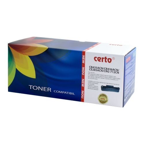 Toner compatibil Certo New CB435A/CB436A/CE285A/CRG-712 2,1K HP Laserjet P1005