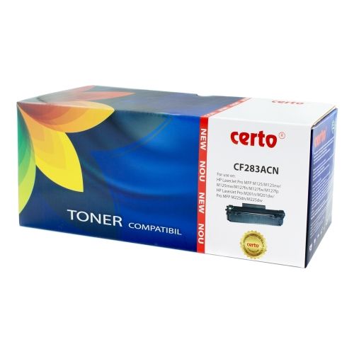 Toner compatibil Certo New CF283A 1,5K HP Laserjet Pro M125NW