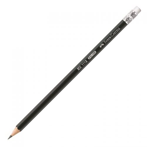 Creion grafit cu guma Faber Castell 1112