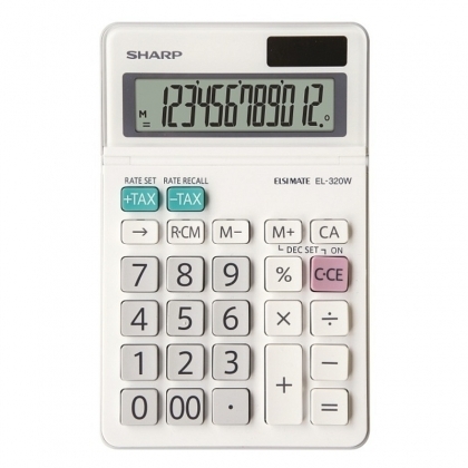 Calculator de birou SHARP EL-320W, 12 digiti