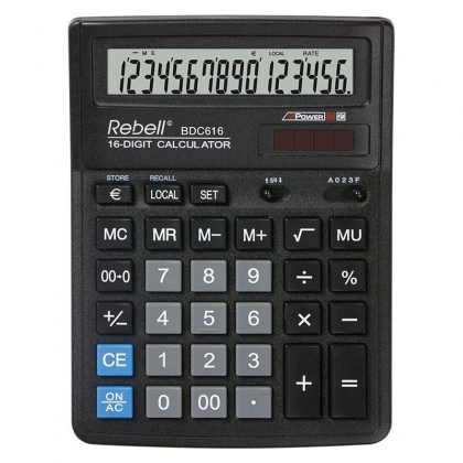 Calculator de birou Rebell BDC 616, 16 digiti