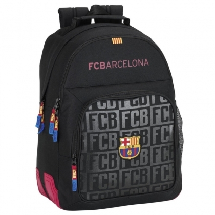 Ghiozdan dublu F.C. Barcelona Black 32 cm