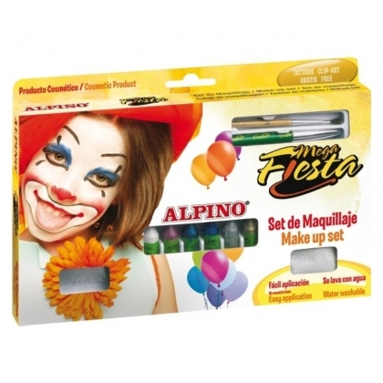 Creioane machiaj 12 culori/cutie ALPINO Mega Fiesta