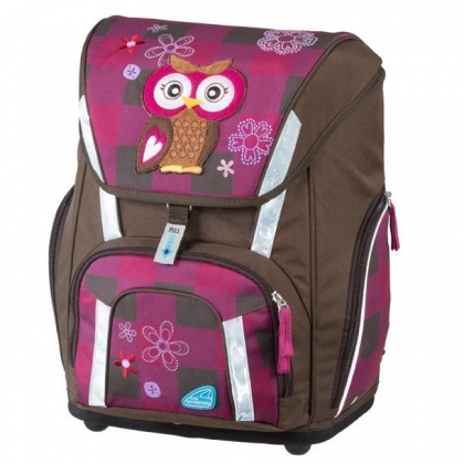 Ghiozdan echipat Walker&Schneiders The Owl Smart Rosu