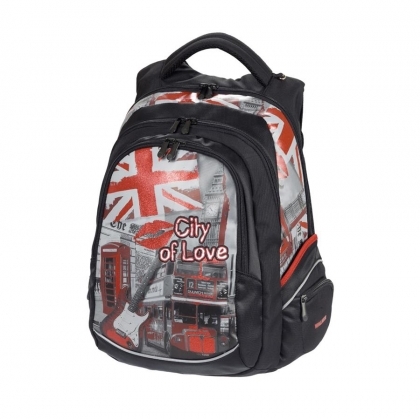 Rucsac Walker&Schneiders City Of Love London Negru