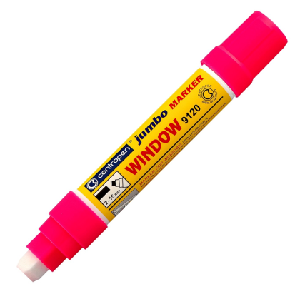 Marker cu creta lichida Jumbo Centropen 9120, varf 2-15 mm