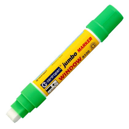 Marker cu creta lichida Jumbo Centropen 9120, varf 2-15 mm