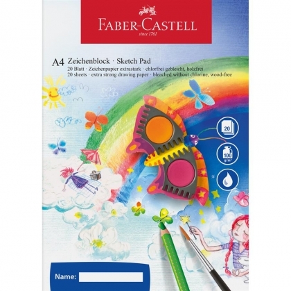 Bloc desen A4 20 file 100 g Faber Castell