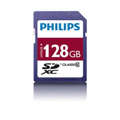 Card memorie SDXC, clasa 10, Philips 128GB
