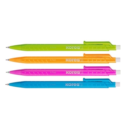 Creion mecanic 0.7 mm Grafitos Kores culori asortate
